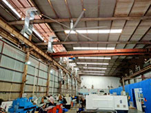 模具車間通風降溫解決方案