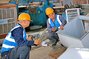 風管材（cái）料製作工場