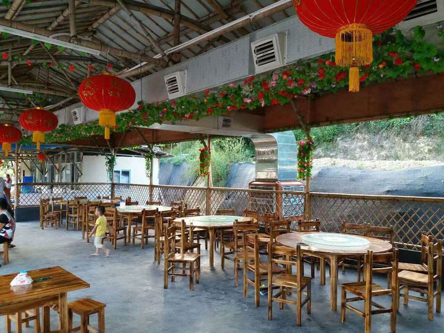 飯店（diàn）餐廳餐（cān）館降溫_學校食堂通風降溫解決方案